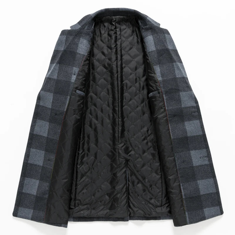 John Wellington Wool Trench Coat