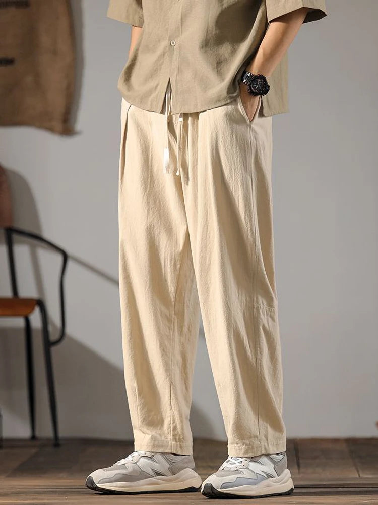 Calvin Linen Drawstring Pants