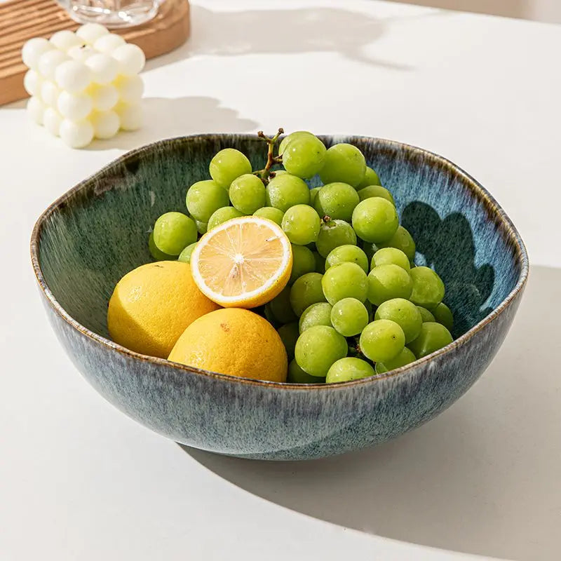 Mykonos Ceramic Serving Bowl