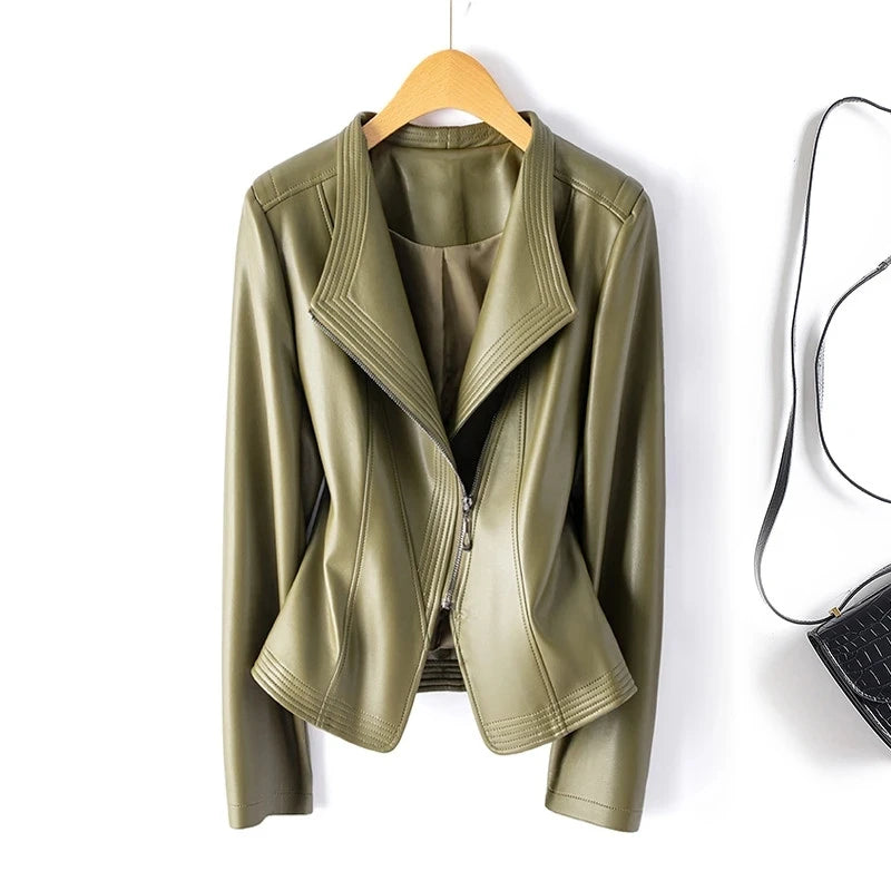 Natalie Tailored Leather Jacket