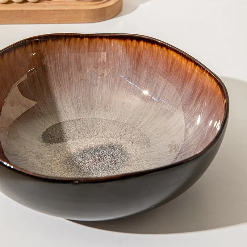 Mykonos Ceramic Serving Bowl