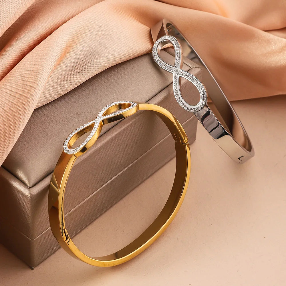 5 Infinity Bangle Contour Infinity Bangle – Parker Hayes