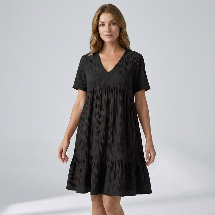 Ava Tiered Ruffle Mini Dress