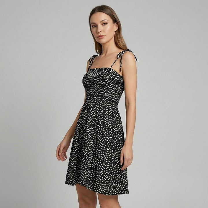 Clara Smocked Mini Dress