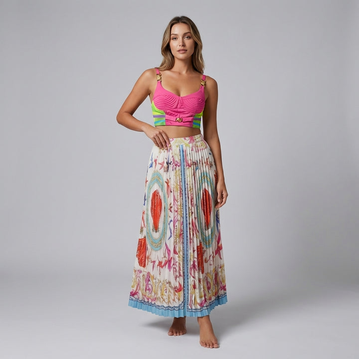 Savannah Pleated Two-Piece Set