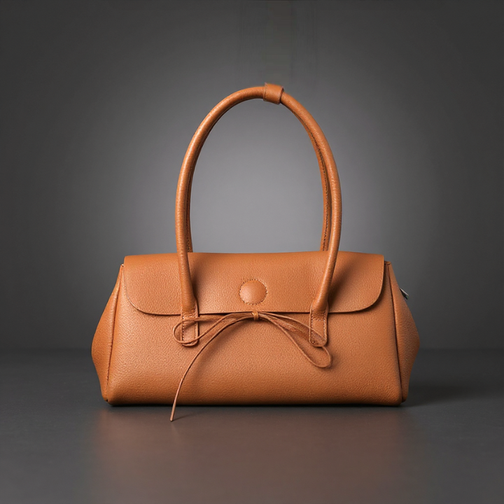 Bella Bow Leather Handbag