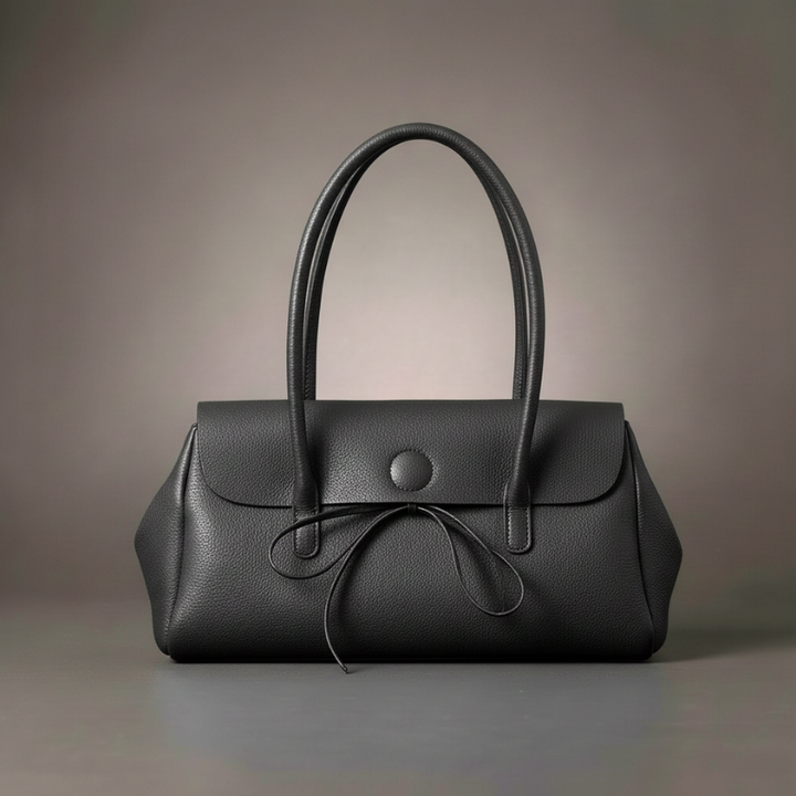 Bella Bow Leather Handbag