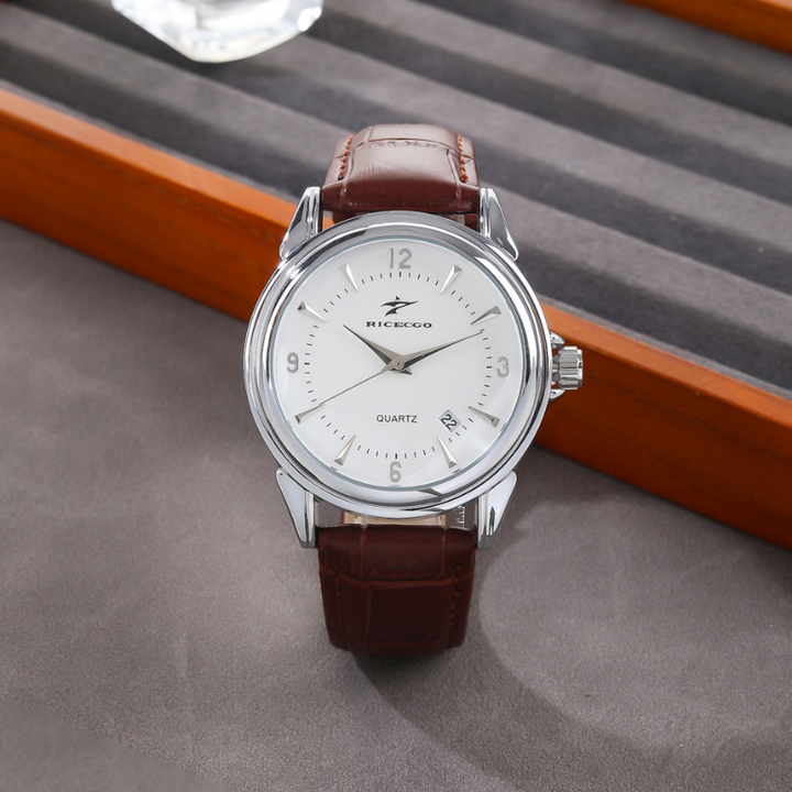 John Wellington Leather Strap Watch, 44mm