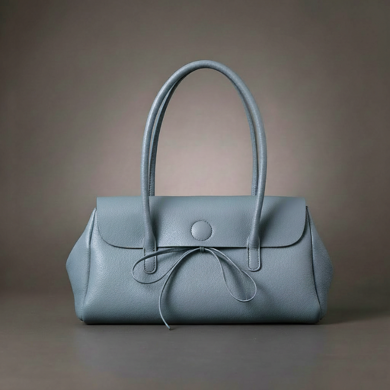 Bella Bow Leather Handbag