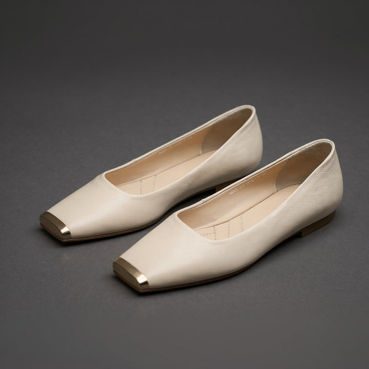 Dania Gold Toe Ballet Flat