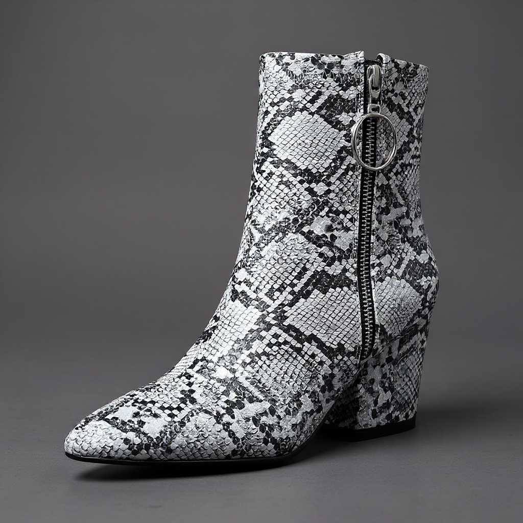 Sama Snakeskin Boot