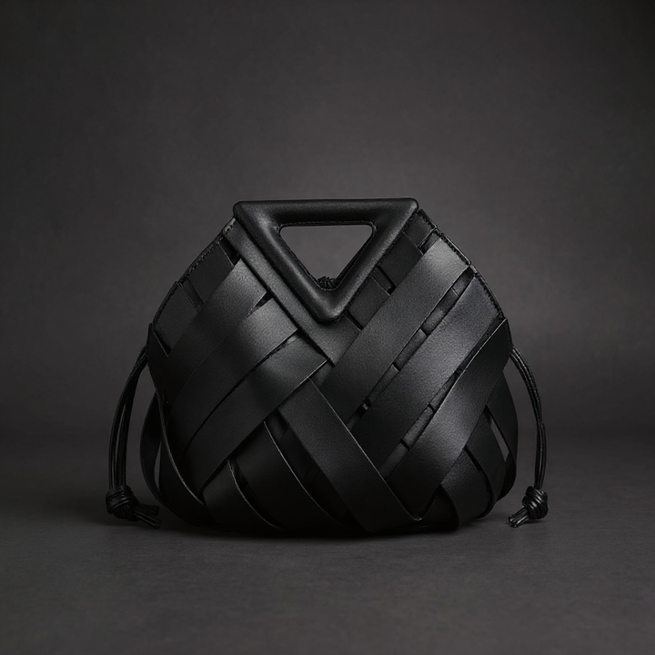 Victoria Handwoven Mini Bucket Bag