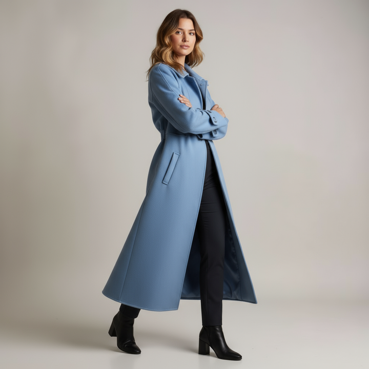 Sandra Tailored Wool Overcoat