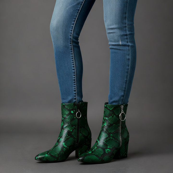 Sama Snakeskin Boot