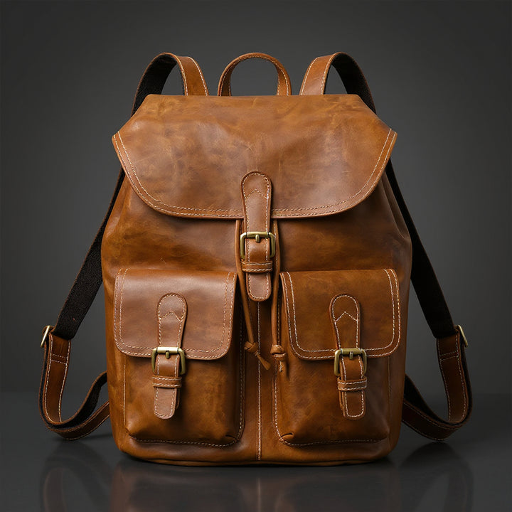 Hudson Genuine Leather Backpack