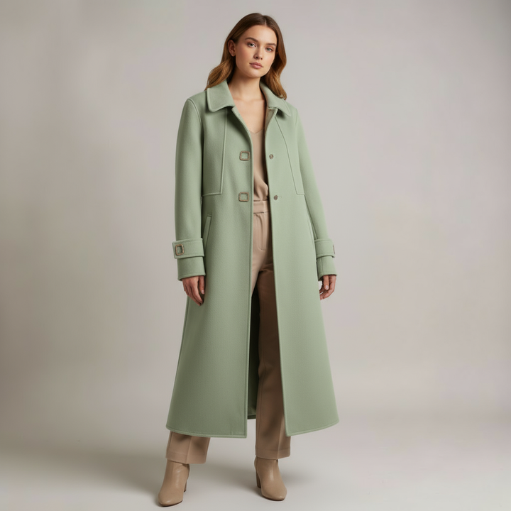 Sandra Tailored Wool Overcoat