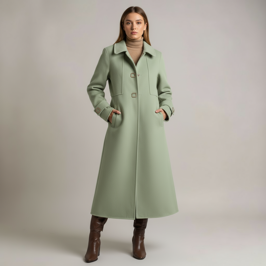 Sandra Tailored Wool Overcoat