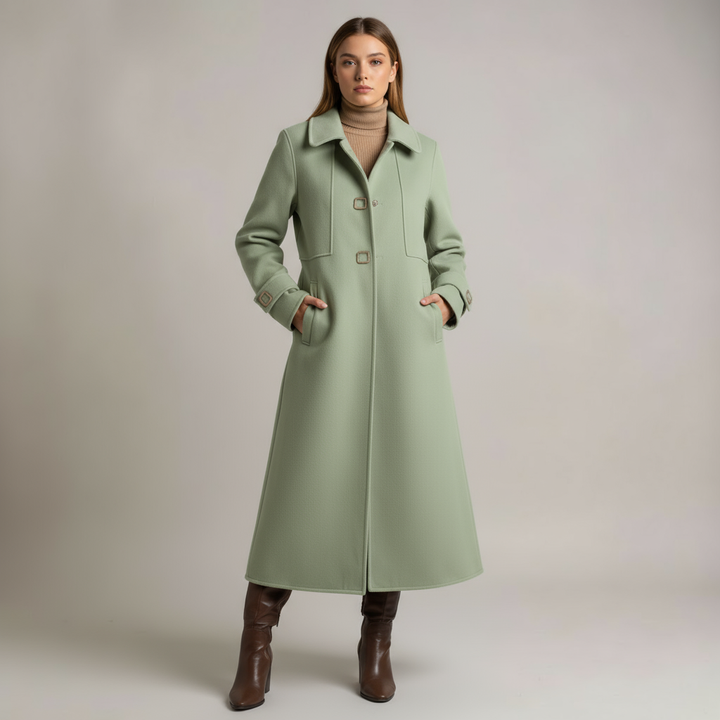 Sandra Tailored Wool Overcoat