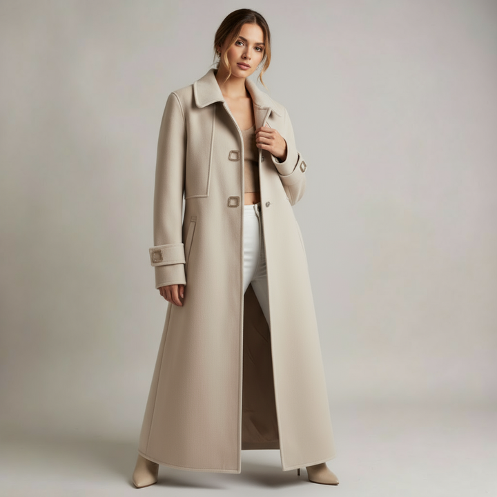 Sandra Tailored Wool Overcoat