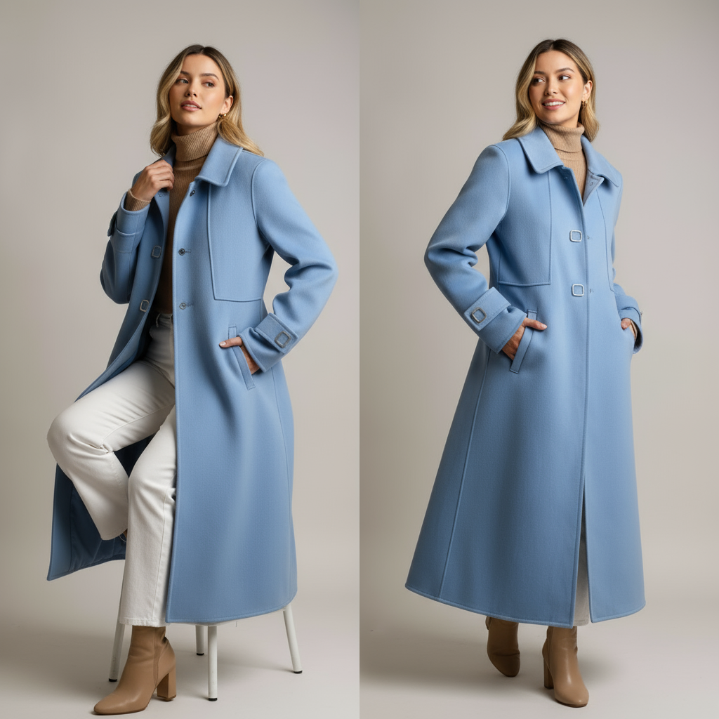Sandra Tailored Wool Overcoat