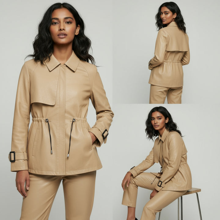 Marlo Sheepskin Leather Jacket