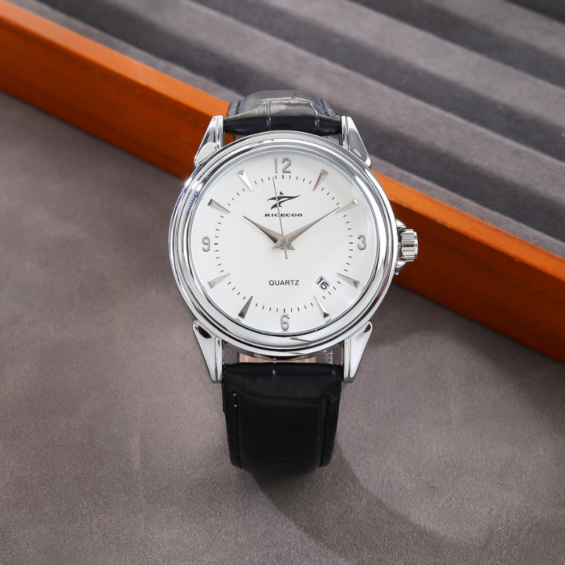 John Wellington Leather Strap Watch, 44mm