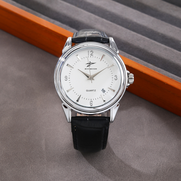 John Wellington Leather Strap Watch, 44mm